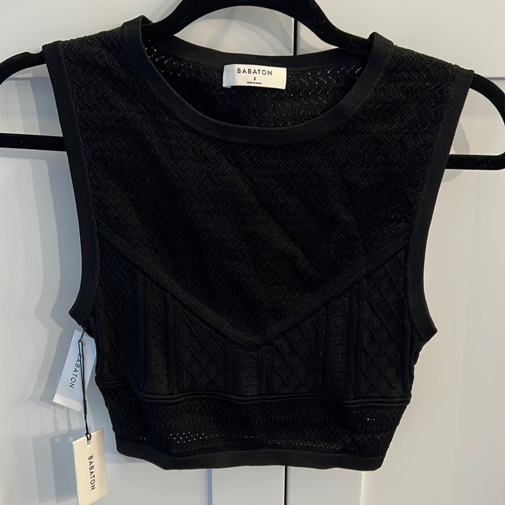 Babaton Pointelle Top NWT
